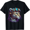 Mechanical Leopard Retrowaver Steampunk Wild Cat Cheetah T Shirt for Men Women Kids T Shirt Premium Print Fan Favorite
