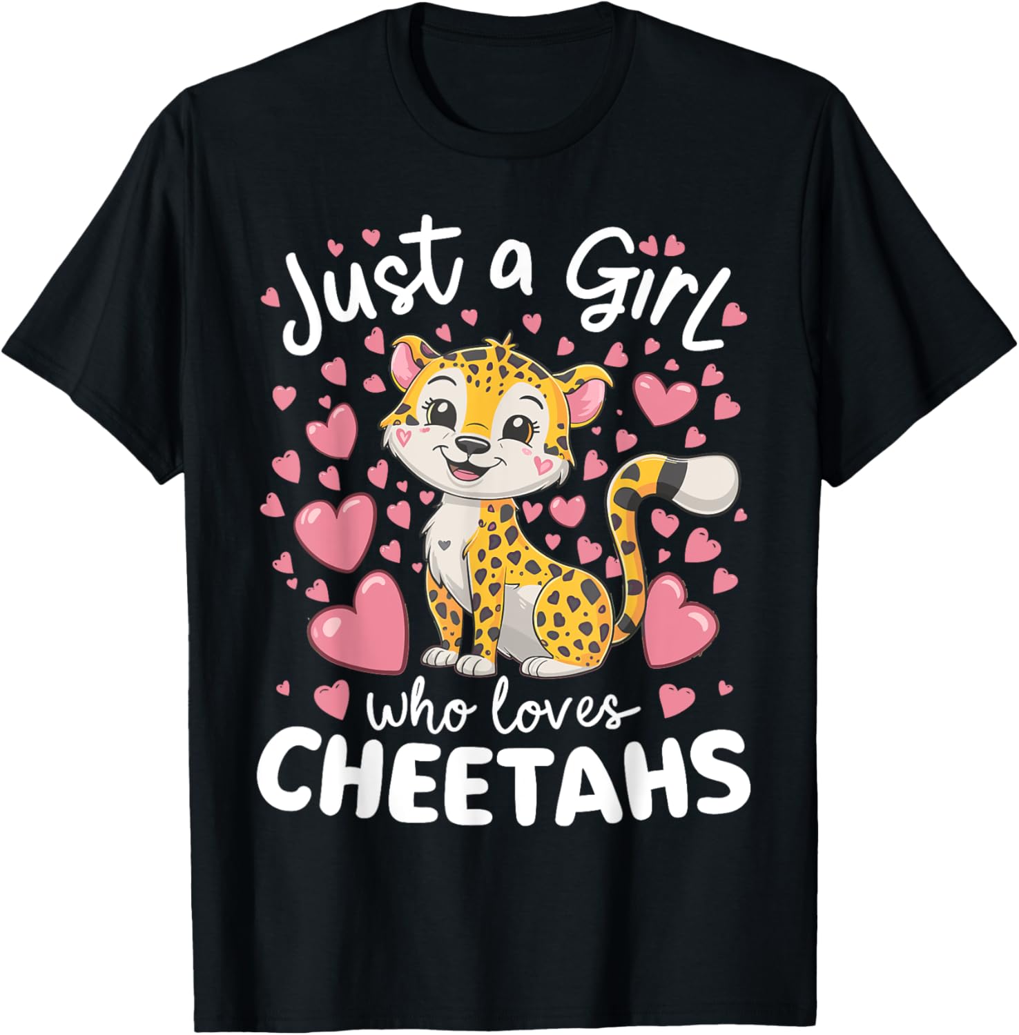 Just a Girl Who Loves Cheetahs African Savanna Apparel Premium Print Hot Right Now
