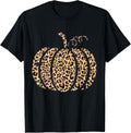 Pumpkin Leopard Print Cheetah Fall Graphic Thanksgiving Apparel Streetwear Style Fan Favorite
