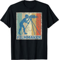 Vintage Retro Style Filmmaker Camera Photography T-Shirt Tee T-Shirt | High Search Volume | Must-Have Style