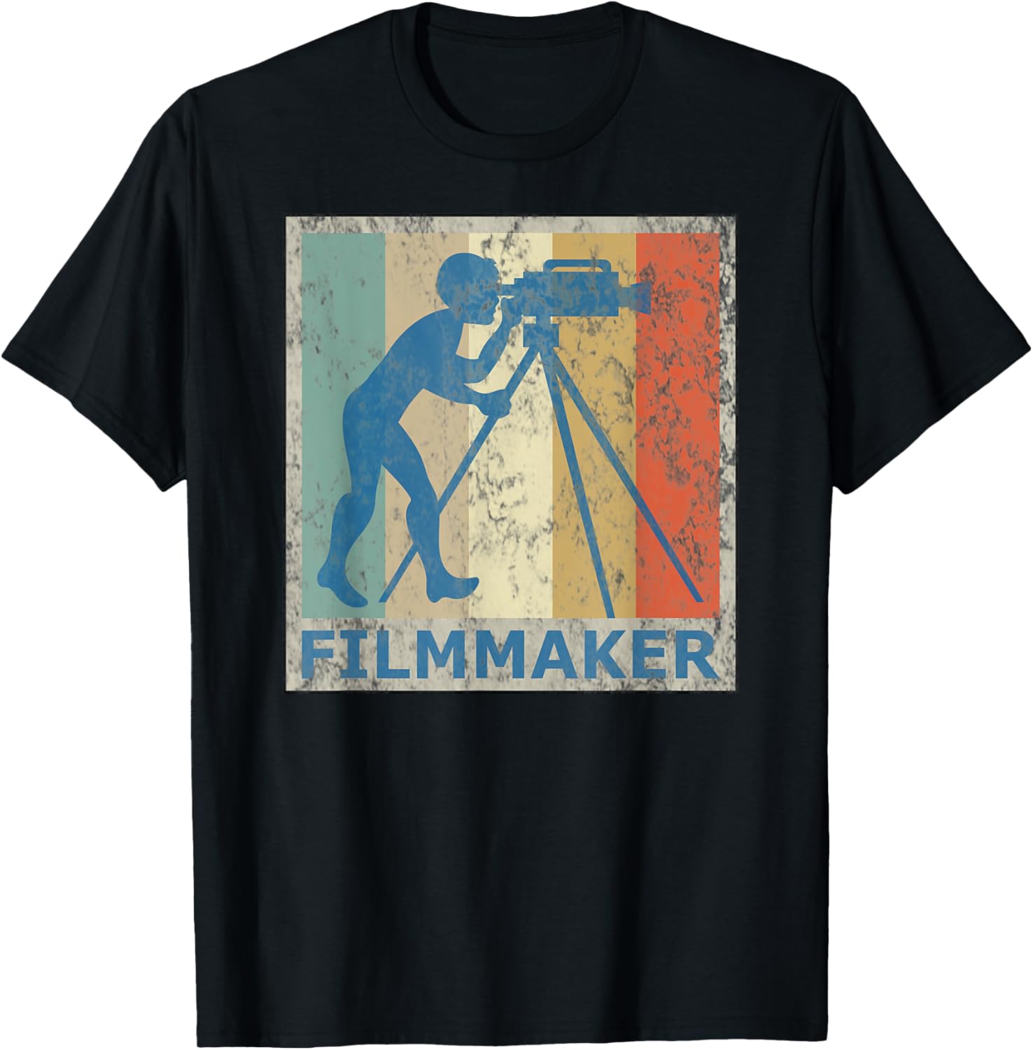 Vintage Retro Style Filmmaker Camera Photography T-Shirt Tee T-Shirt | High Search Volume | Must-Have Style