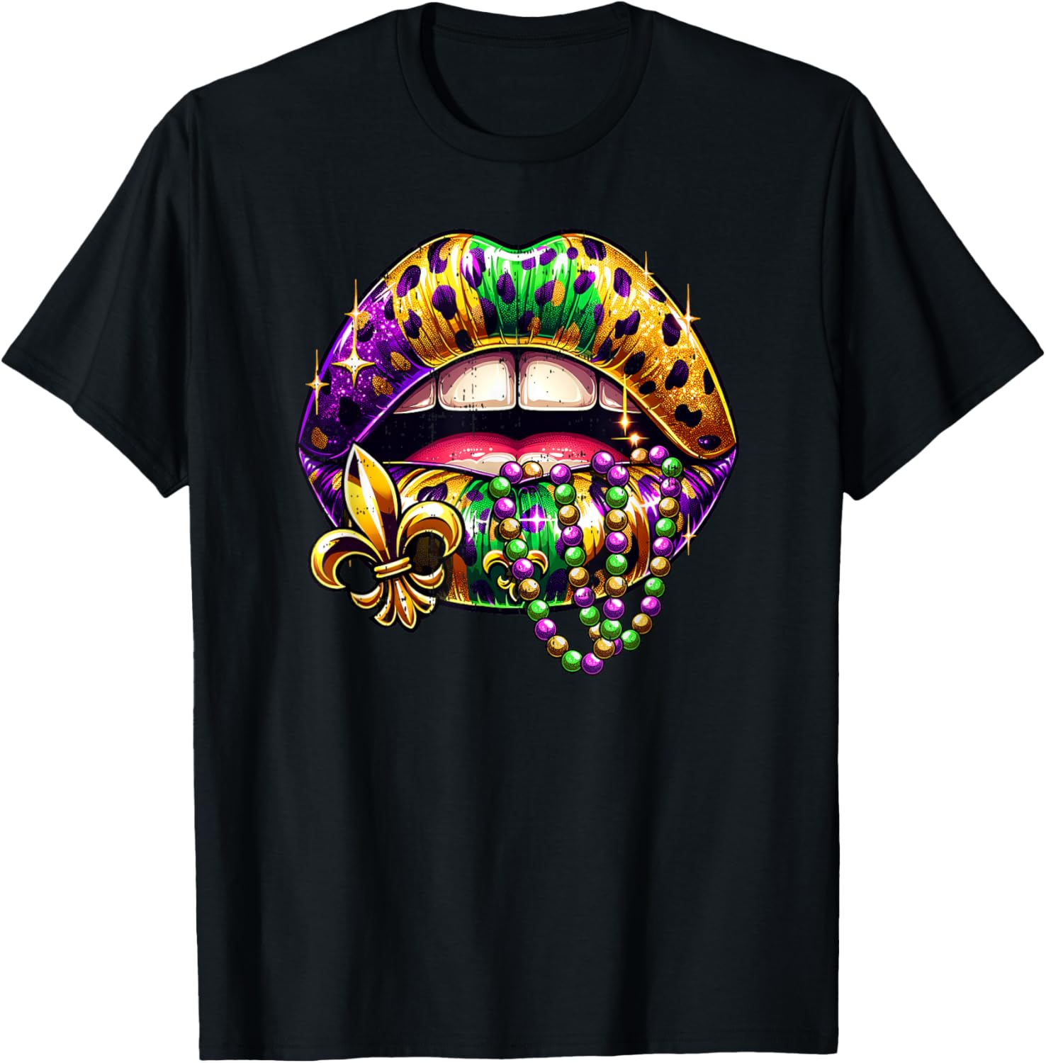 Lips Mardi Gras Outfit Women Leopard Queen Cheetah Print Apparel Viral TikTok Find Everyday Wear