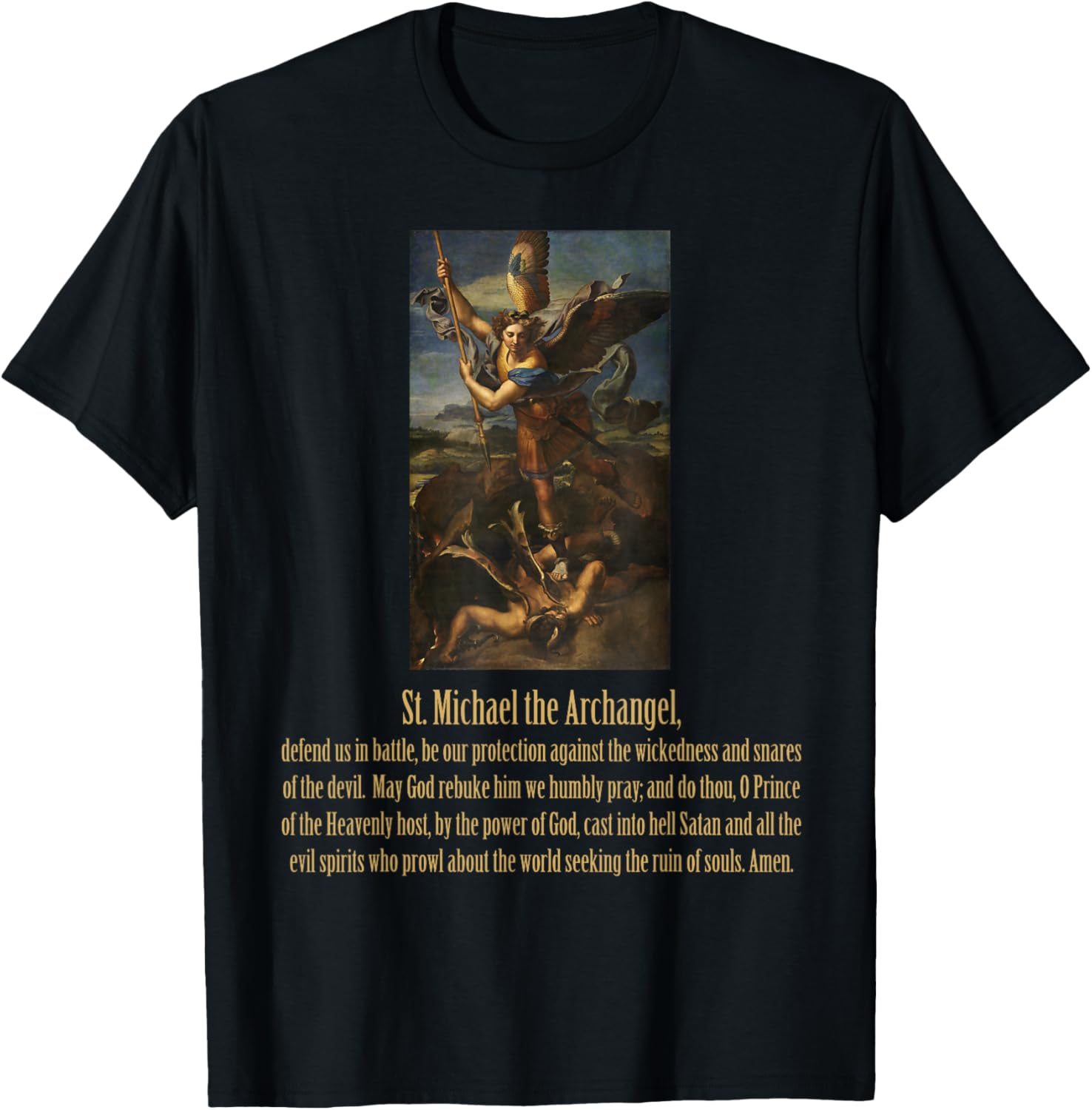 Saint Michael the Archangel Shirt T-Shirt | Premium Quality