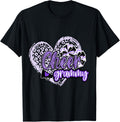 Cheer Grammy Shirt Megaphone Purple Leopard Cheetah Print T Shirt Premium Print Best Seller Look