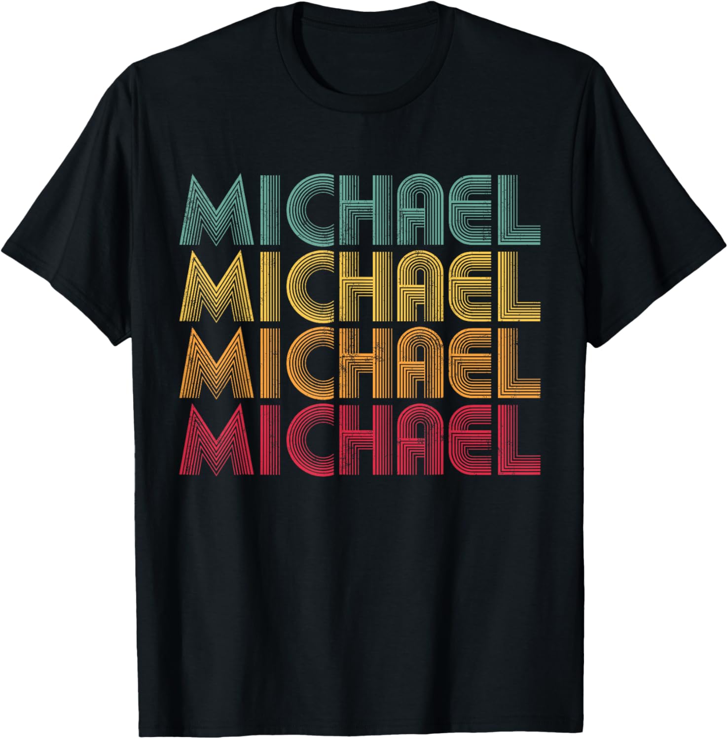 MICHAEL NAME Shirt Vintage Retro 70s 80s Personalized Gift T-Shirt | Premium Quality