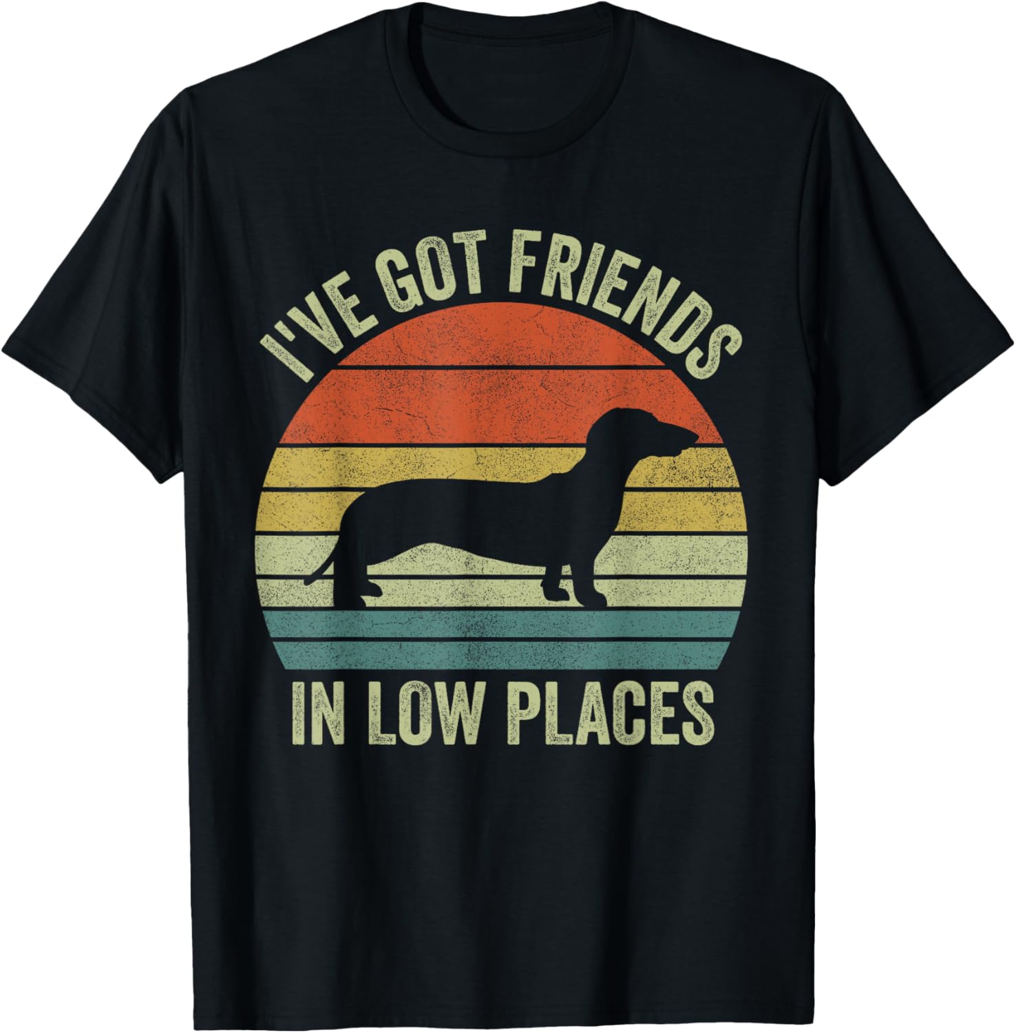 I u2019ve Got Friends In Low Places Shirts, Dachshund Lover T-Shirt | Bestseller Style | High CTR Boost