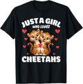 Just A Girl Who Loves Cheetahs Cute Cheetah Lovers Apparel Premium Print Fan Favorite