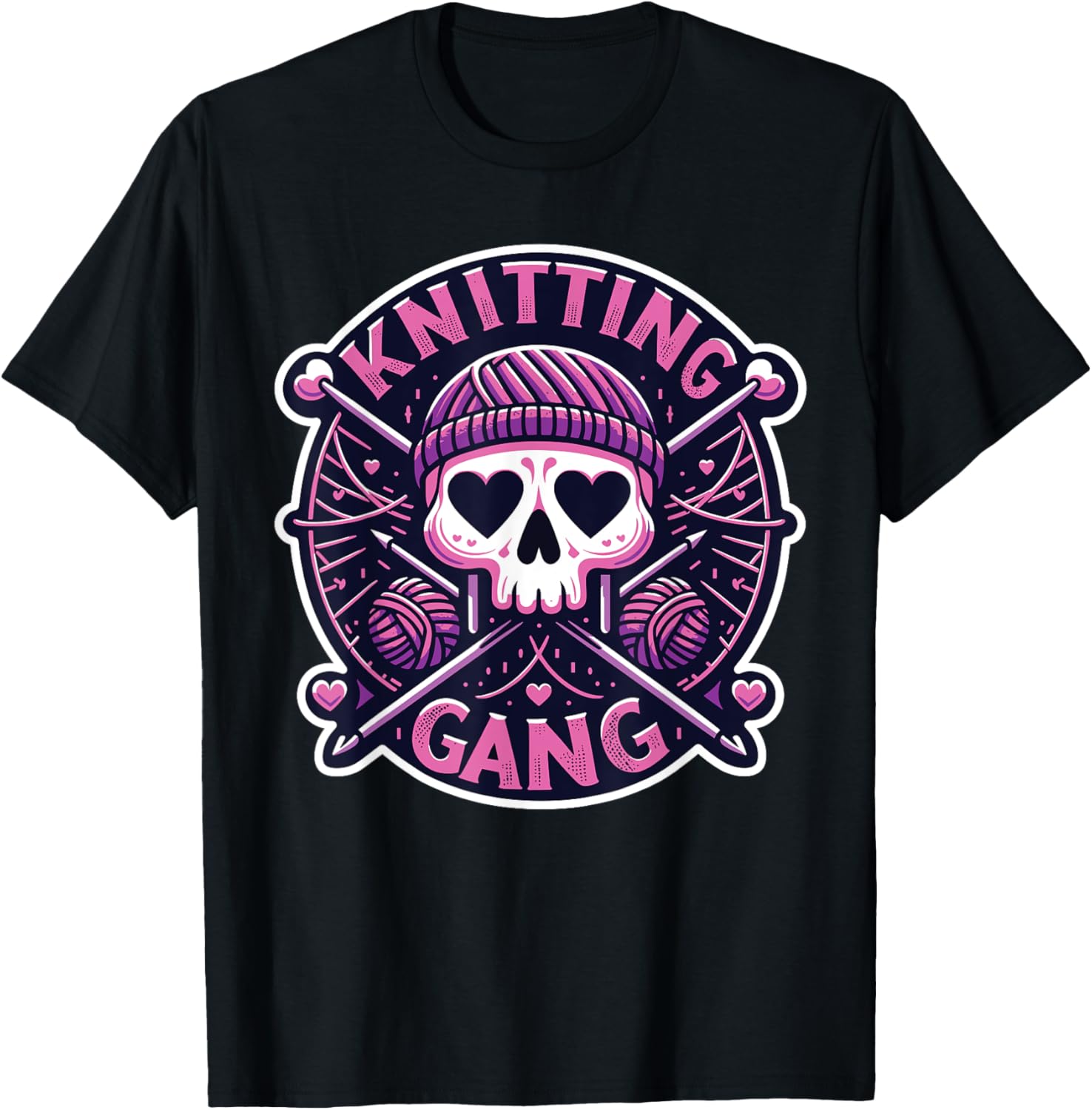 Knitting Gang Skull Funny Yarn Lover Yarn Supply | Top Rated | Best Seller Choice