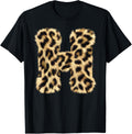 Letter H Cheetah Leopard Initial Print Name Zebra Matching Apparel Premium Print Gift Ready
