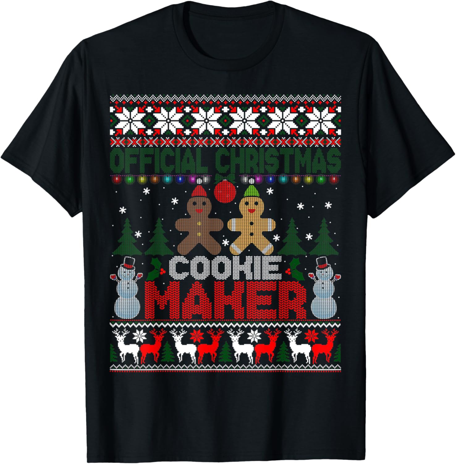 Official Christmas Cookie Maker Xmas Baker Baking Holiday Apparel | High Search Volume | Perfect Gift Idea