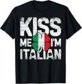 Kiss Me I'm Italian St Patricks Day Women Men Italy Flag Apparel | Everyday Casual Wear