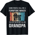 Retro Craftsmen Grandfather Furniture maker Grandpa Apparel | High Search Volume | Aesthetic Fit