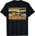 Silhouette Running Mammal Wildlife Savanna Vintage Cheetah Apparel Premium Print Gift Ready