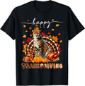 Happy Thanksgiving Cheetah Costume Turkey Fall Leaves Food Apparel Streetwear Style Hot Right Now