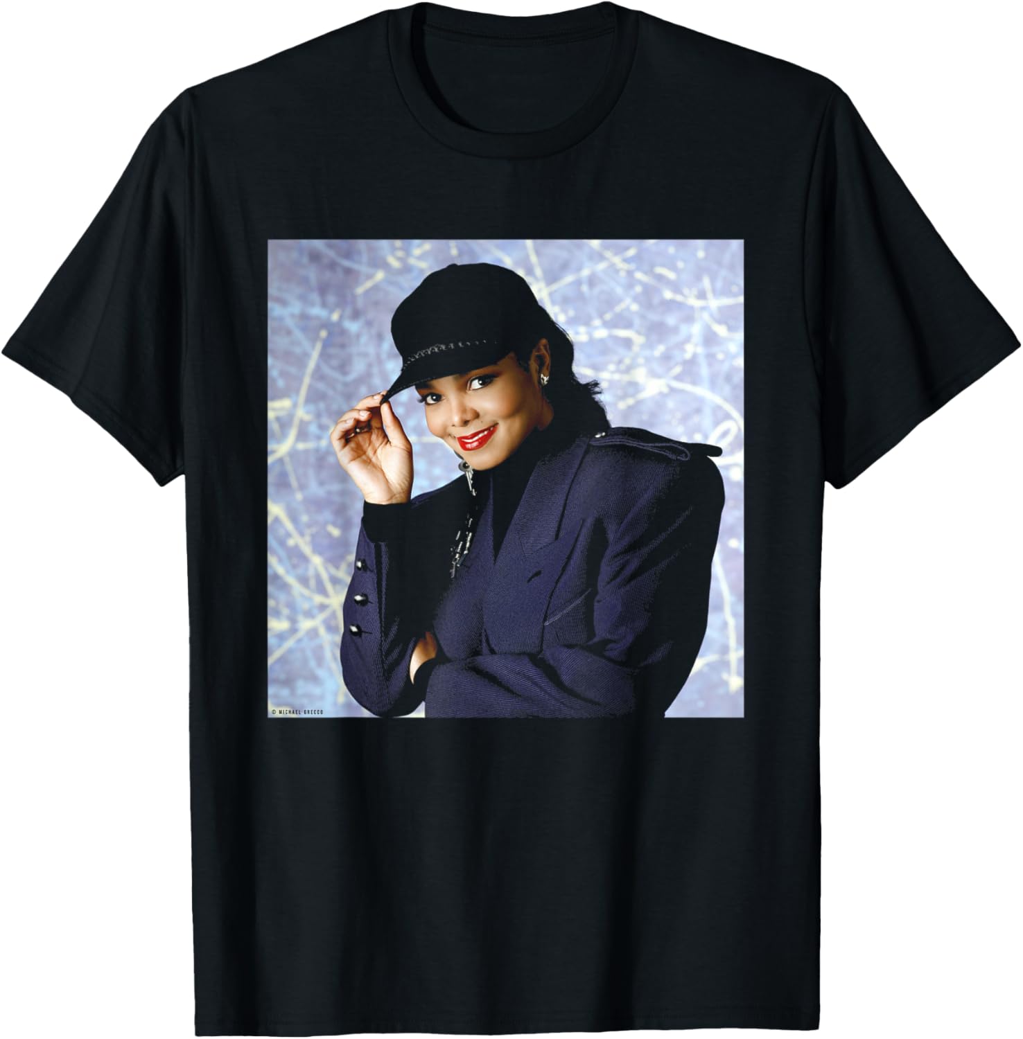 Pop Singer Janet Jackson Portrait by Michael Grecco Apparel | Perfect Gift Idea
