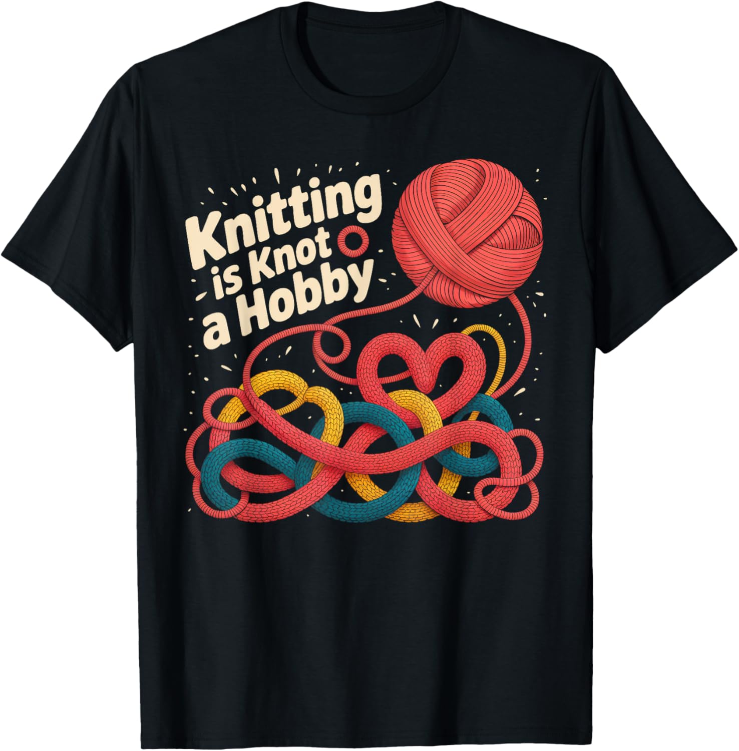 Knitting is Knot a Hobby Funny Yarn Tangle Yarn Supply | Premium Quality | High CTR Title