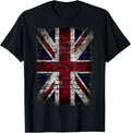 Grunge Union Jack Design Wall Graffiti Punk Style UK Flag Apparel | Trending 2025 | Best Seller Choice