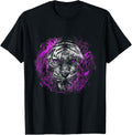 Purple Eyes Jungle Hiding Place Indian Tiger Apparel | Premium Quality | High CTR Boost