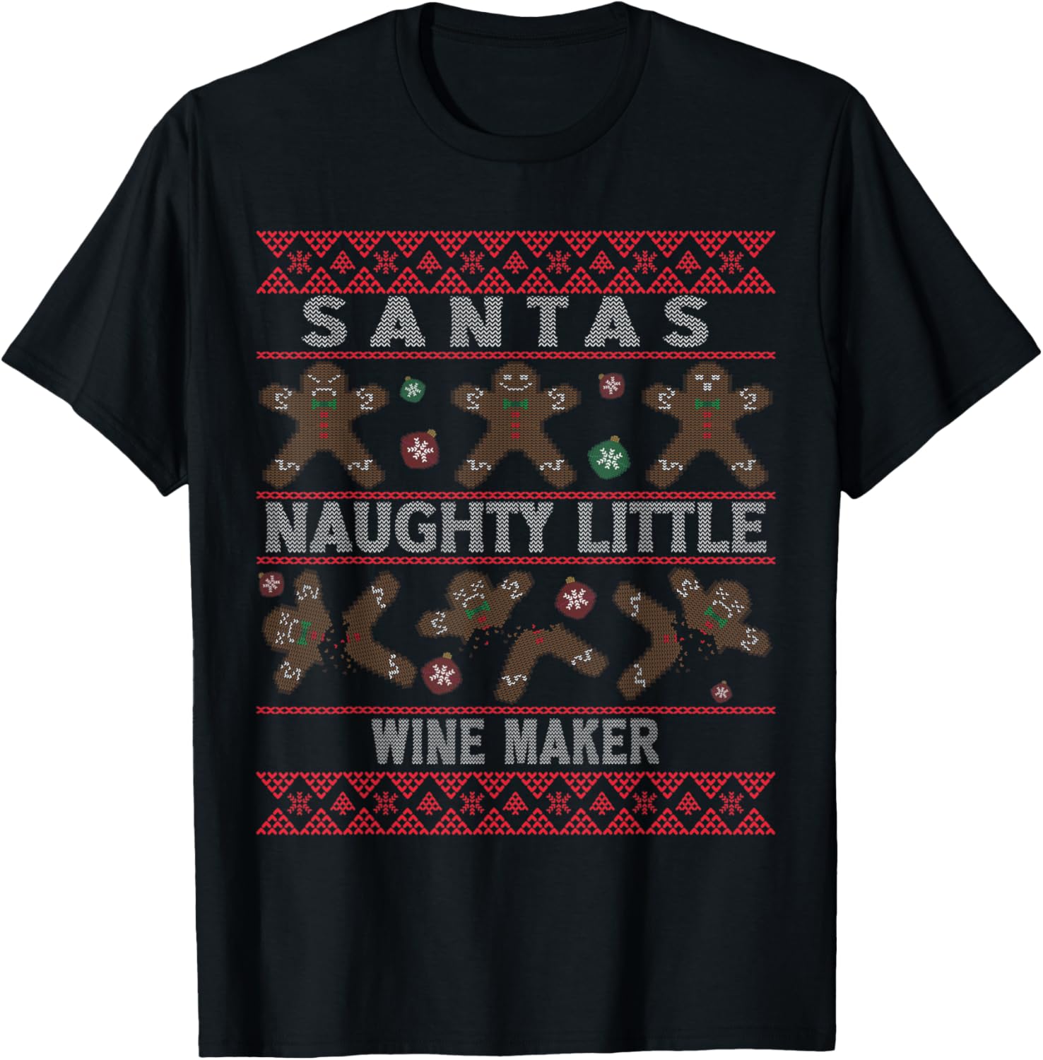 Ugly Christmas Xmas Santa Wine Maker Job Apparel | Best Seller Pick | Perfect Gift Idea