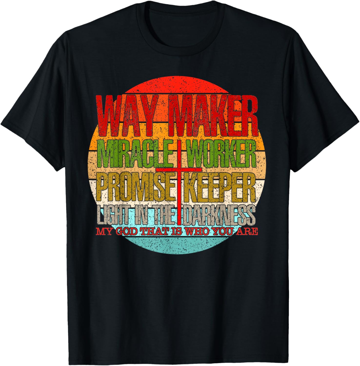 Vintage Way Maker T-Shirt Way Maker, WayMaker, Miracle Worke T-Shirt | Best Seller Pick | Aesthetic Fit