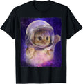 Cute Space Cat Astronaut Kitty Space Helmet Deep Space Tee Men Women Girls Kids Apparel | Top Conversion Title | Daily Wear Essential