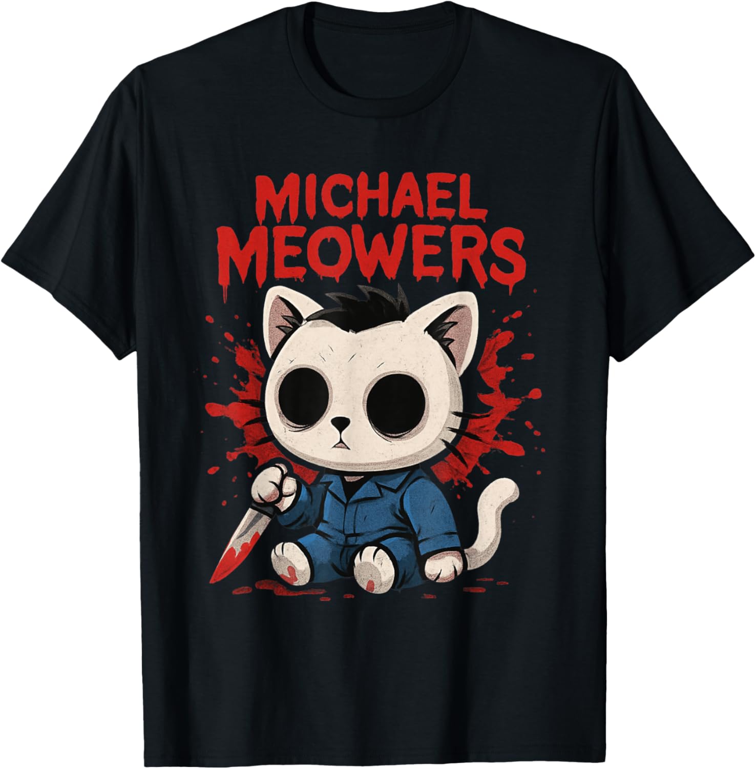 Michael Meowers Halloween Cat Funny Horror Parody Cat Lovers Apparel | Perfect Gift Idea