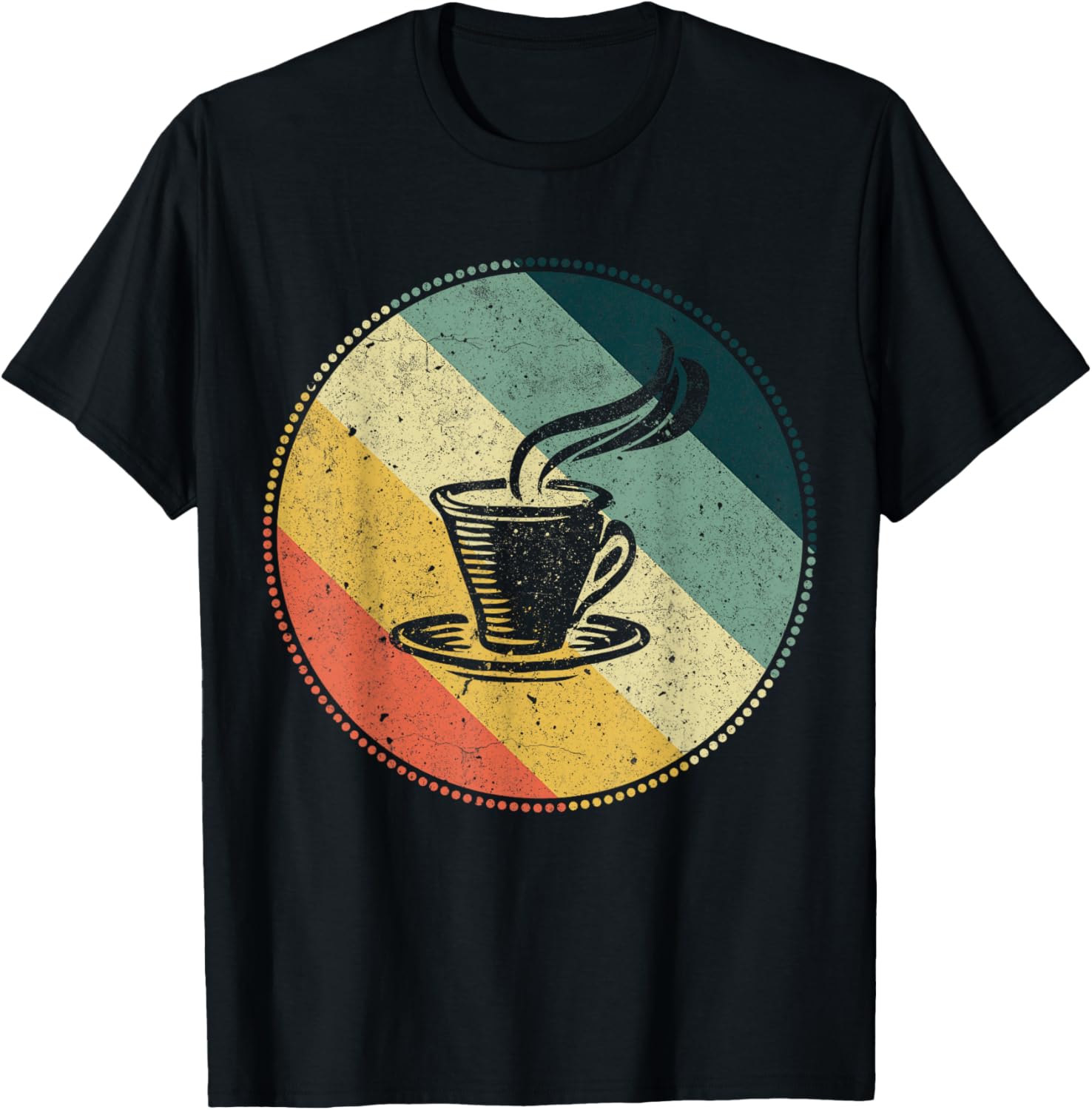 Coffee Cup Retro Vintage Style Barista Coffee Maker Gift Apparel | Best Seller Pick | Comfort Daily Wear