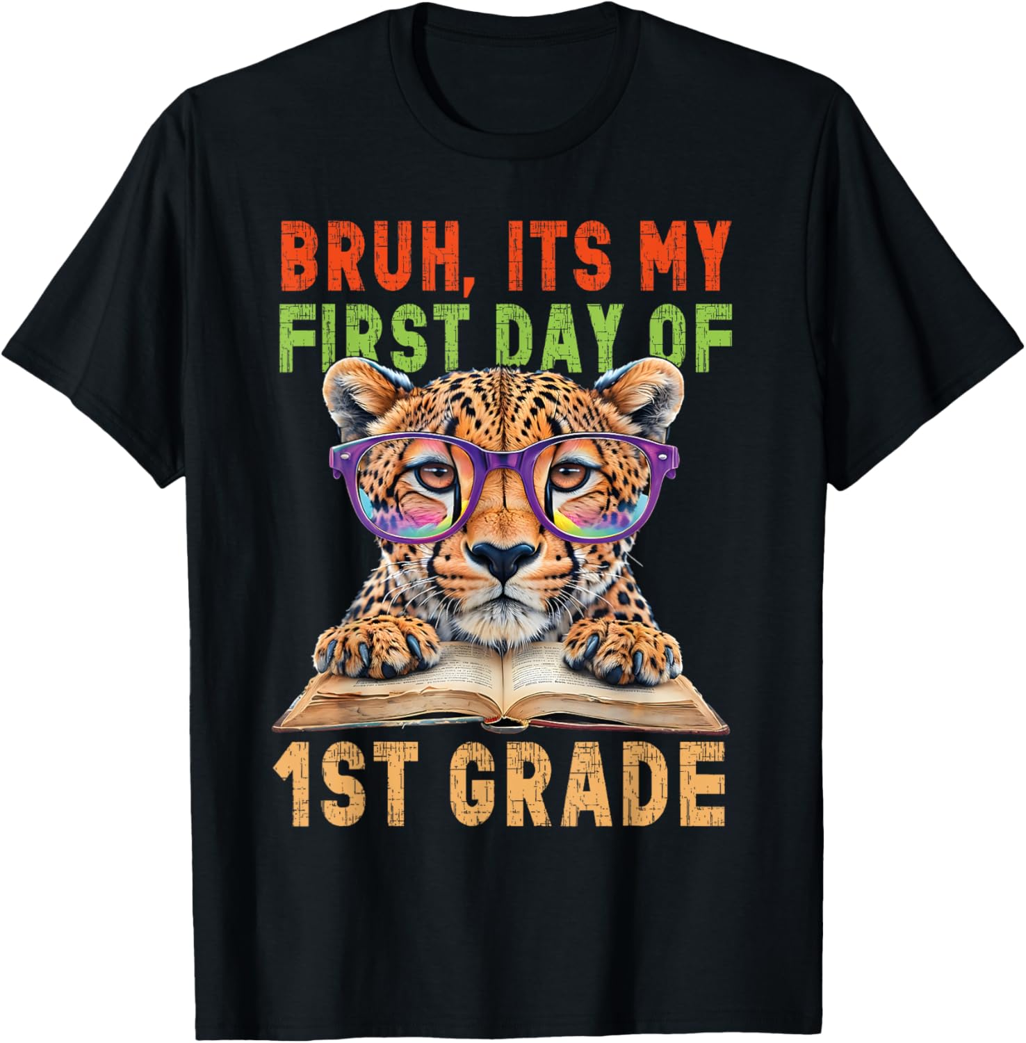 Bruh Its My First Day Of 1st Grade Teacher Back to School Apparel Streetwear Style Gift Ready