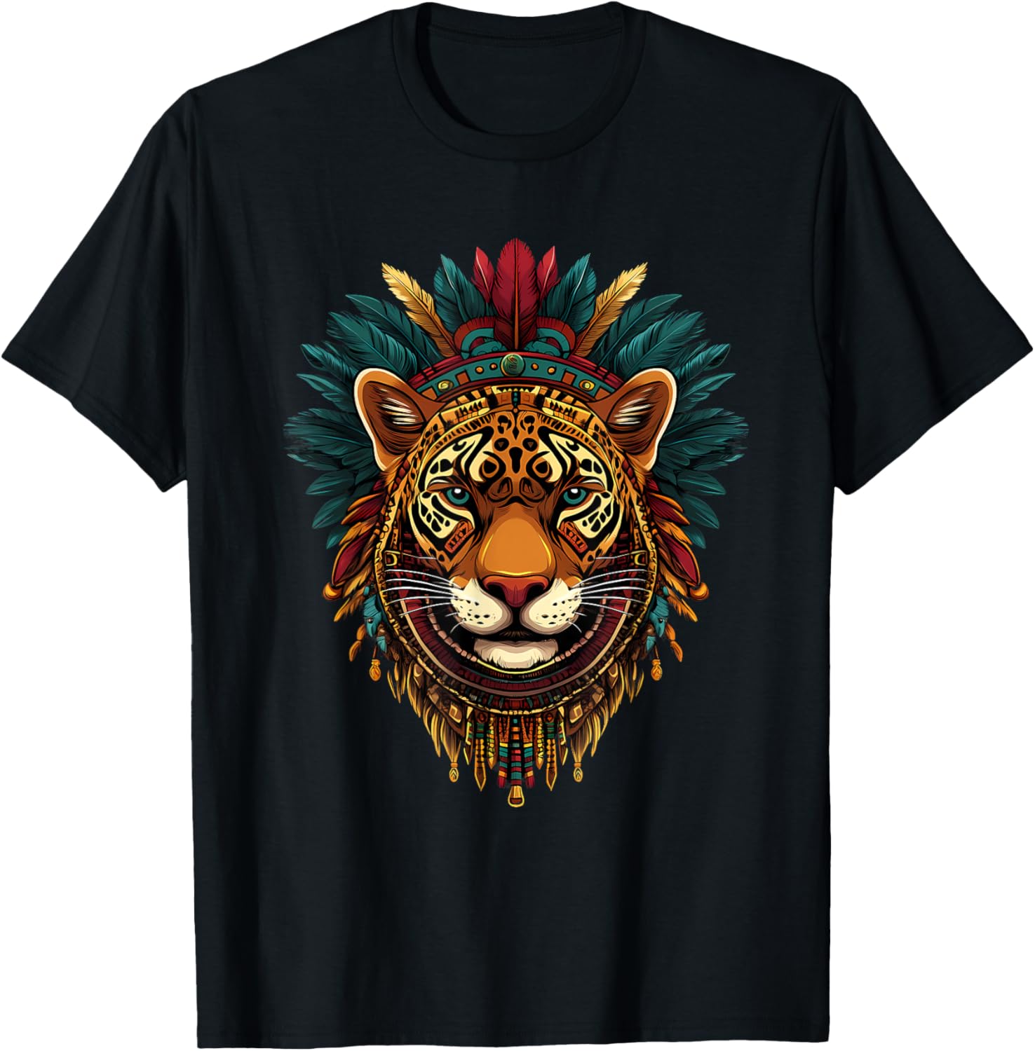 Mexican Mythology Native Mexican Pride Mayan Cheetah Aztec Apparel Viral TikTok Find US Top Pick