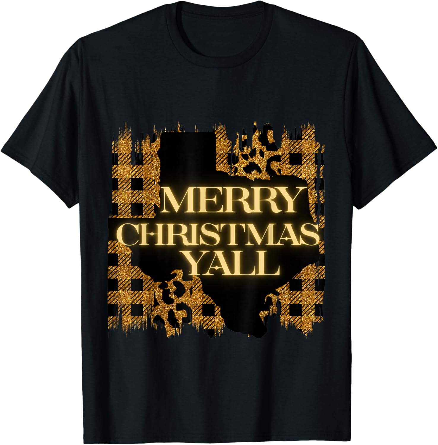Merry Christmas Yall Texas Cheetah Pajamas Xmas Ladies Gift Apparel Trending US Gift Ready