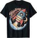 Reading Takes You Places Retro Book Rocket Apparel | Trending 2025 | Perfect Gift Choice