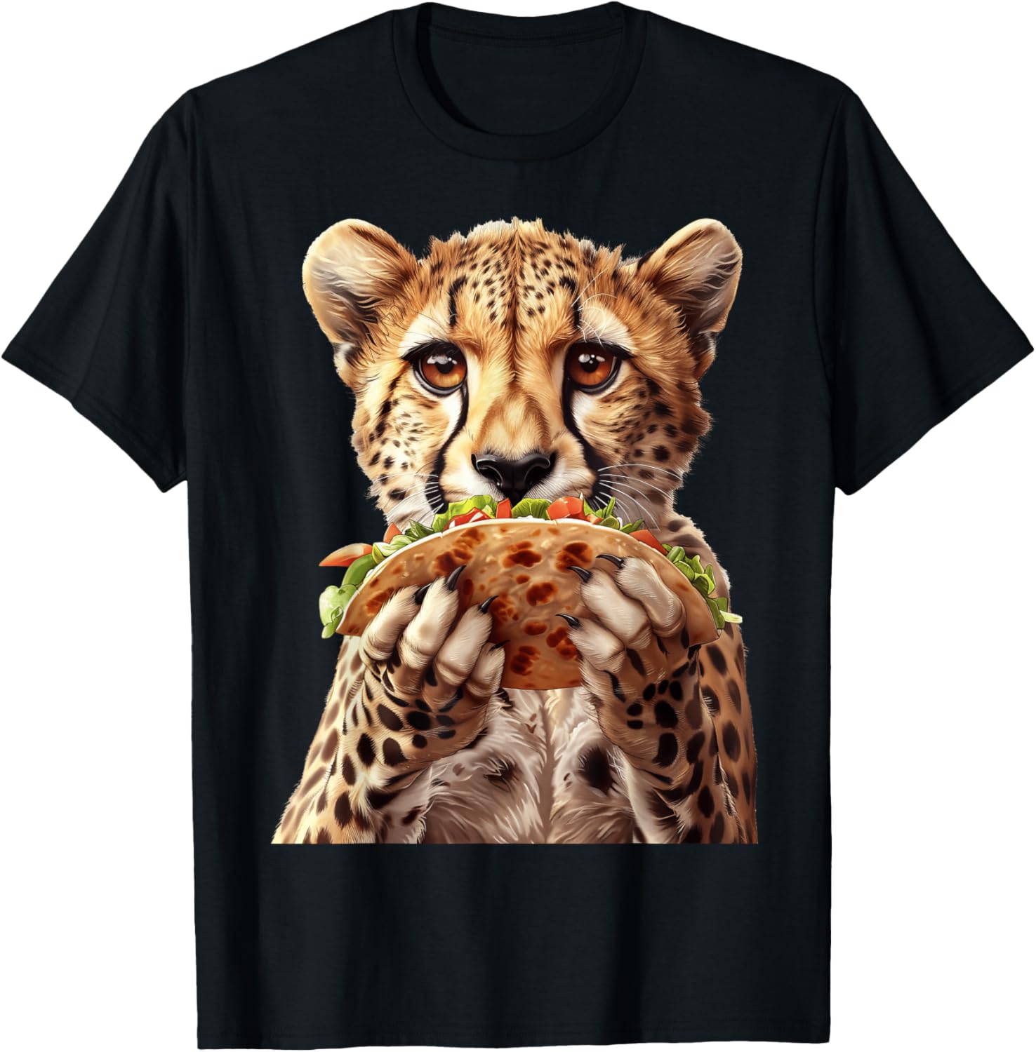 Cheetah Tacos Apparel Premium Print US Top Pick