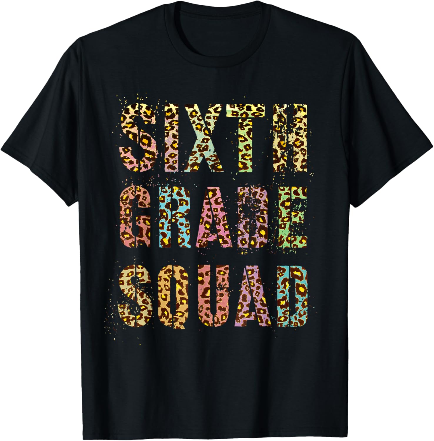 SIXTH GRADE SQUAD Leopard Print Teacher Hello 6th Gr Rocks Men Women Kids Apparel Premium Print US Top Pick