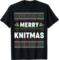 Merry Knitmas Ugly Xmas Sweater Knitting Yarn Christmas Sweater | Viral US Pick | High CTR Title