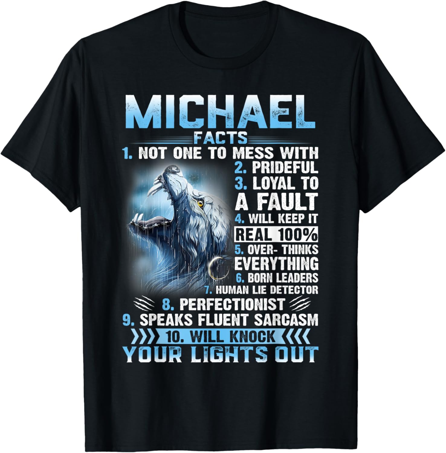 Funny Michael FACTS Shirt - Michael First Name T-Shirt | Trending 2025