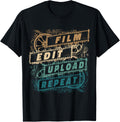 Film Edit Upload Repeat Cinematography Producer Filmmaker Apparel | US Viral Style | Must-Have Style