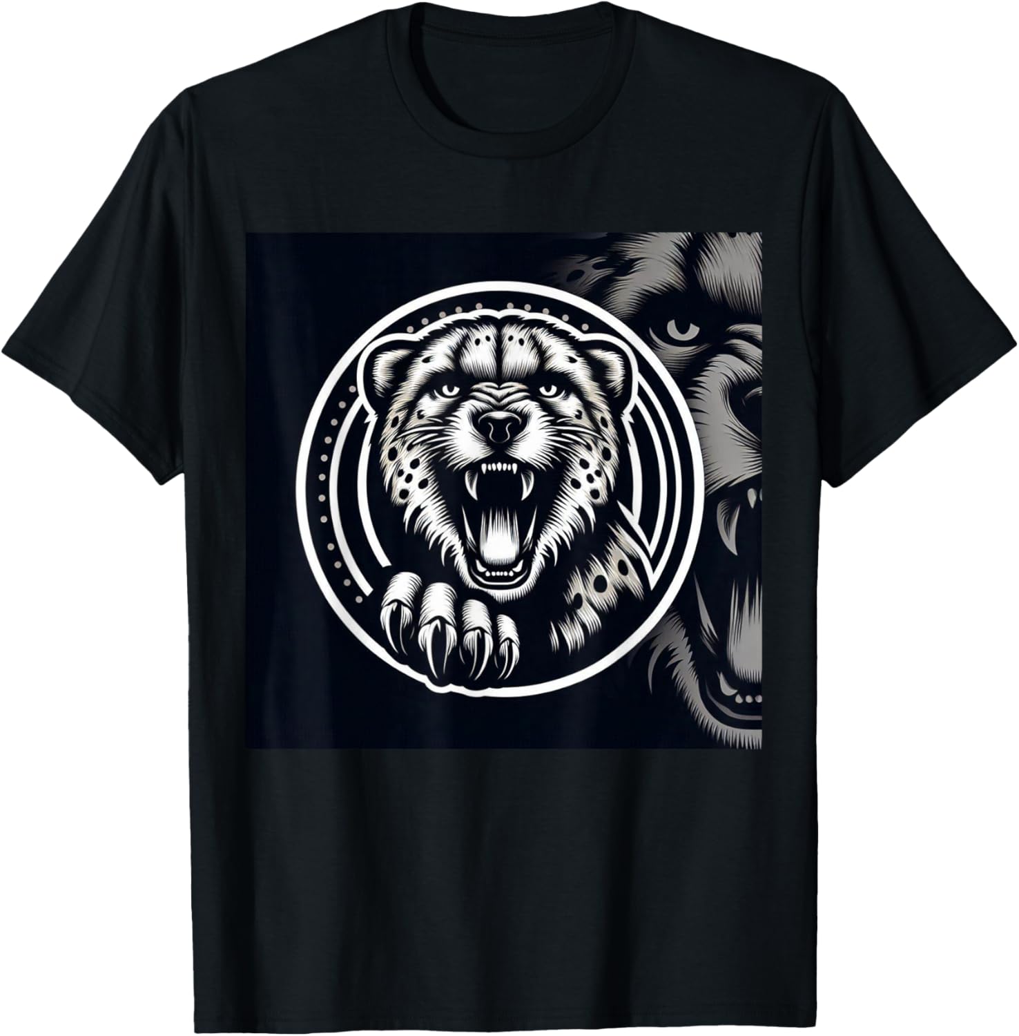 Exotic Cheetah Cat And Wild Cheetah Background Safari Animal Apparel High Search Demand Best Seller Look