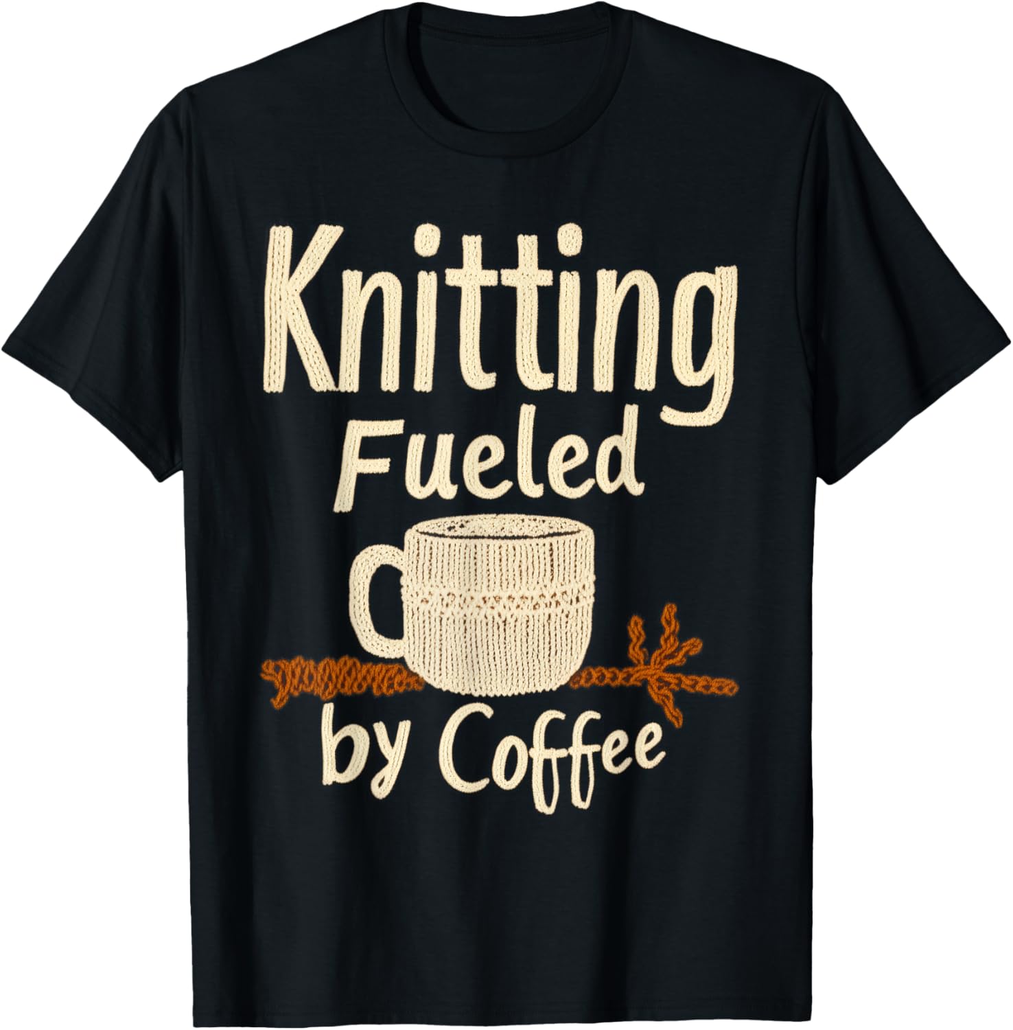 Knitting Fueled by Coffee Knitter Lover Yarn Craft Funny Yarn Supply | Premium Quality | High CTR Title