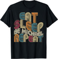 Eat Sleep Be Michael Repeat Funny Groovy Retro Michael Apparel | Premium Quality