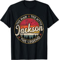Jackson The Man The Myth The Legend Personalized Name Apparel | Everyday Casual Wear