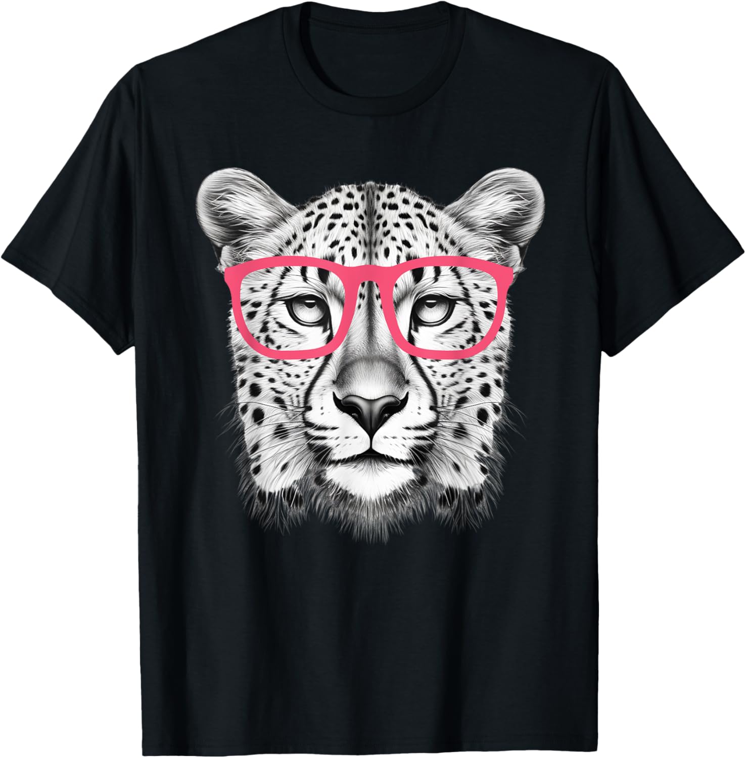 Cheetah Head Print Art Graphic Animal Lover Nature Aesthetic Apparel Premium Print US Top Pick