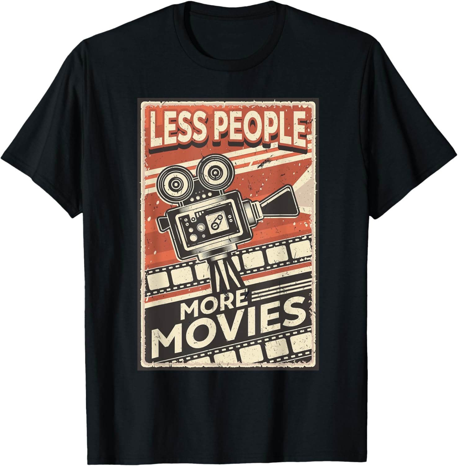 Less People More Movies - Filmmaking - Filmmaker Apparel | Premium Quality | Comfort Daily Wear