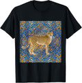 CHEETAH PRINT IN GOLDEN AND BLUE WITH CHEETAH Apparel Streetwear Style Everyday Wear