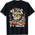 Hello Seventh Grade Cheetah Lover Back To School Teacher Kid Apparel Viral TikTok Find Fan Favorite