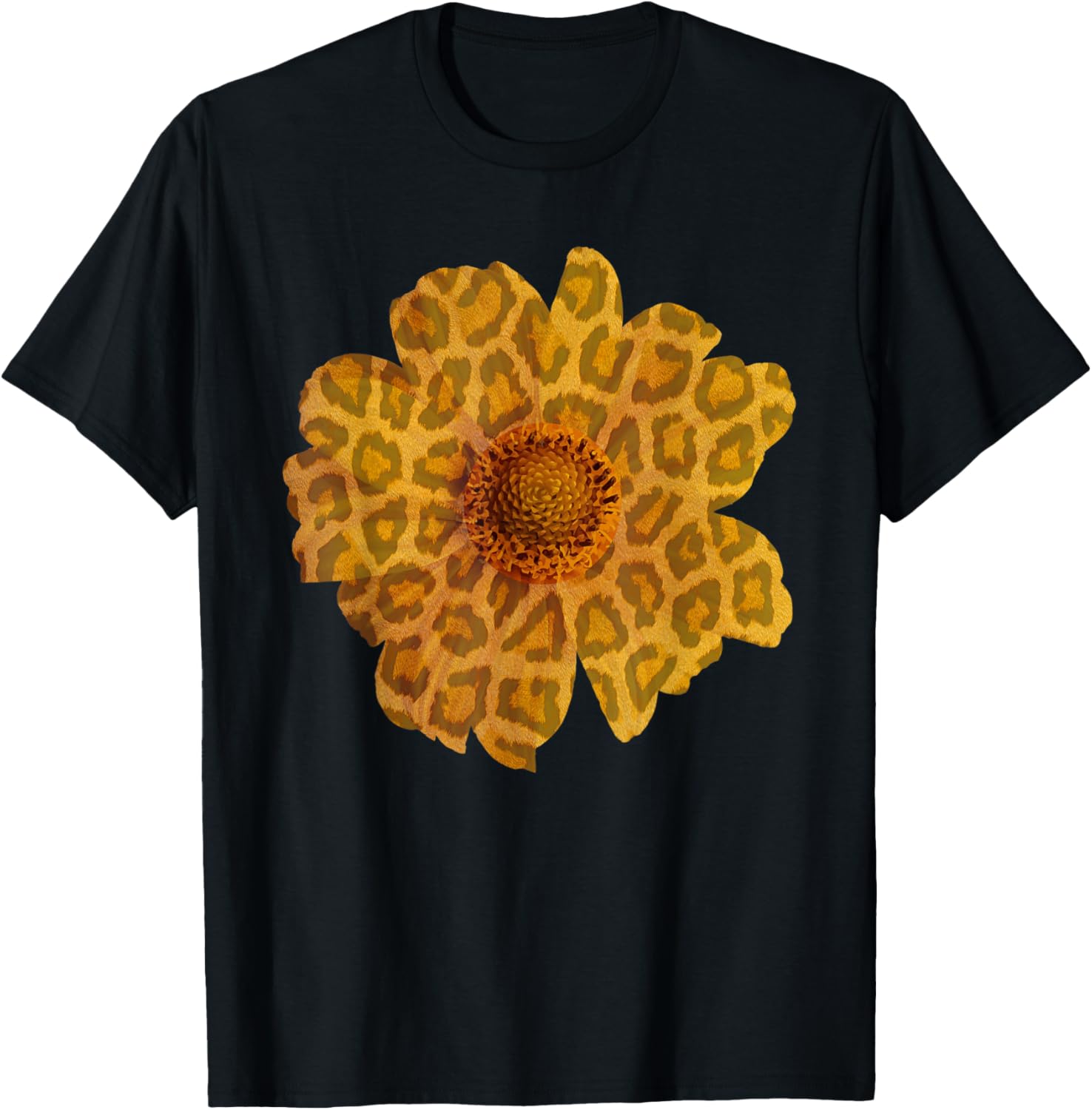 Cute Leopard Sunflower Shirt Cheetah Print Shirts for Women T Shirt Premium Print Fan Favorite