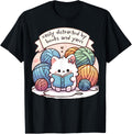 Funny Knitter Easily Distracted By Books And Yarn Knitting Yarn Supply | Trending 2025 | High CTR Title