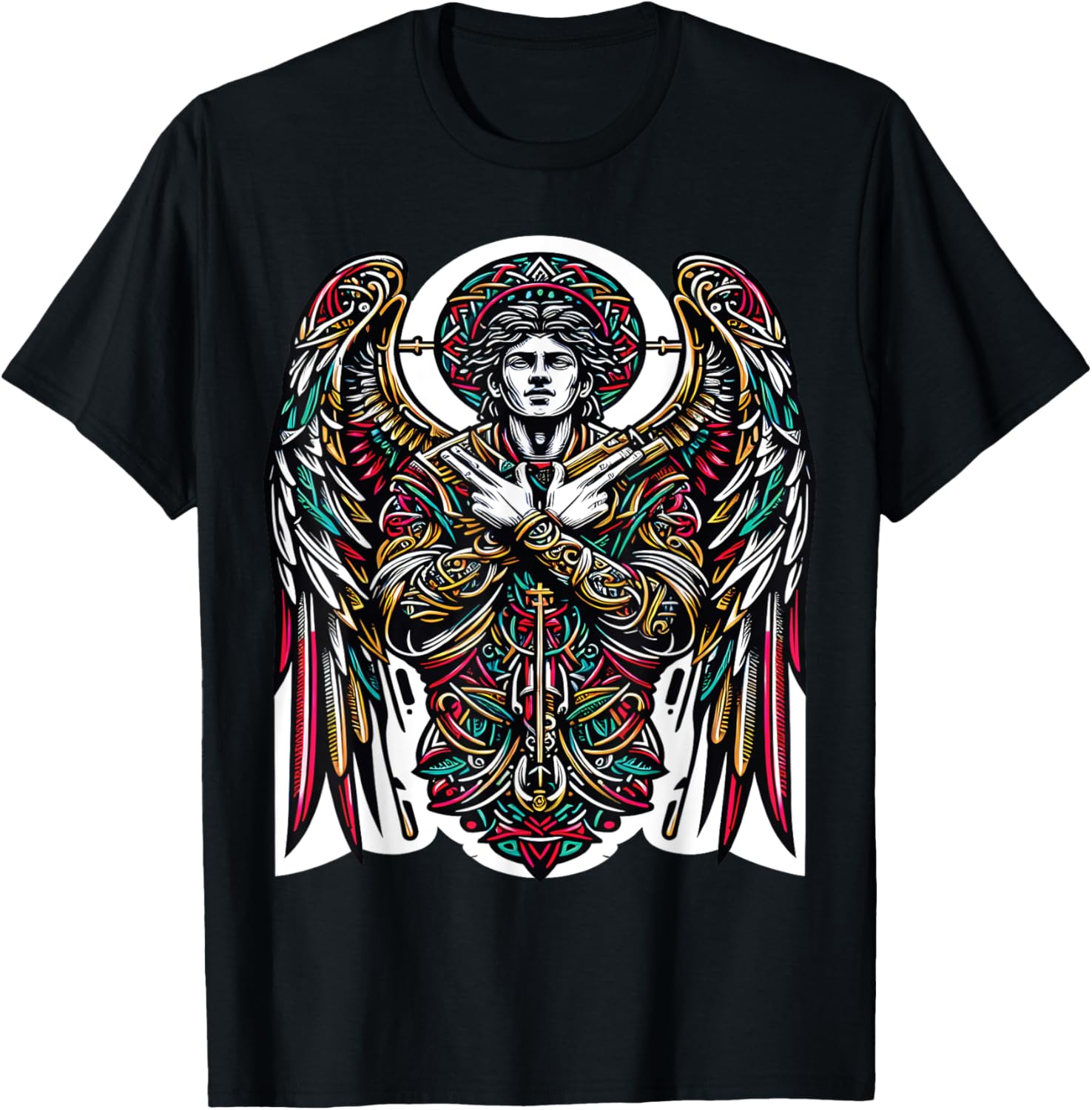Gangsta Saint Michael Archangel Apparel | Trending 2025