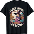 Fiber Witch At Work Funny Design For Yarn Crafters Halloween Yarn Supply | Premium Quality | High CTR Title