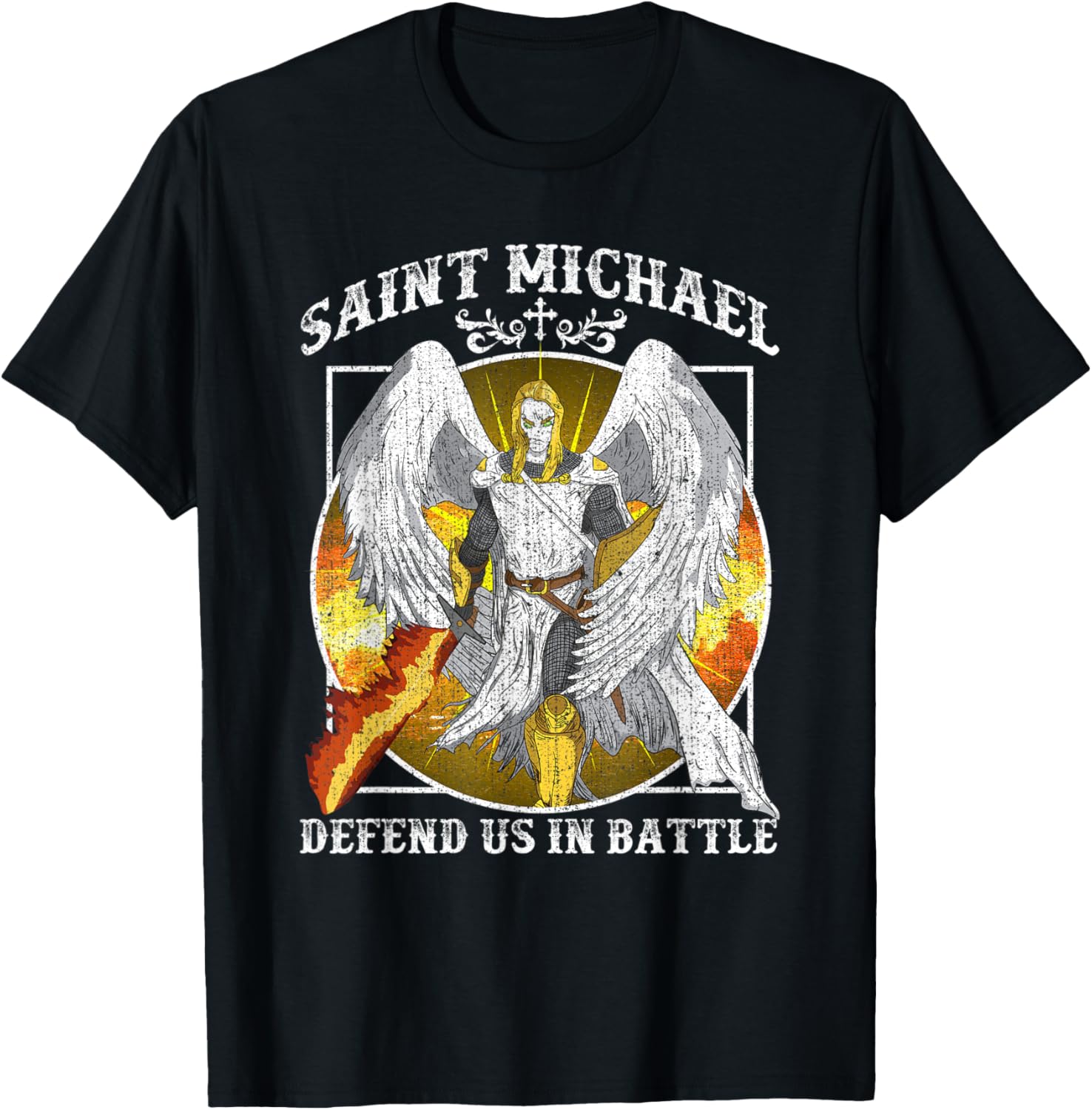 Archangel tshirt - Saint Michael shirt - Catholic tshirt T-Shirt | US Best Seller