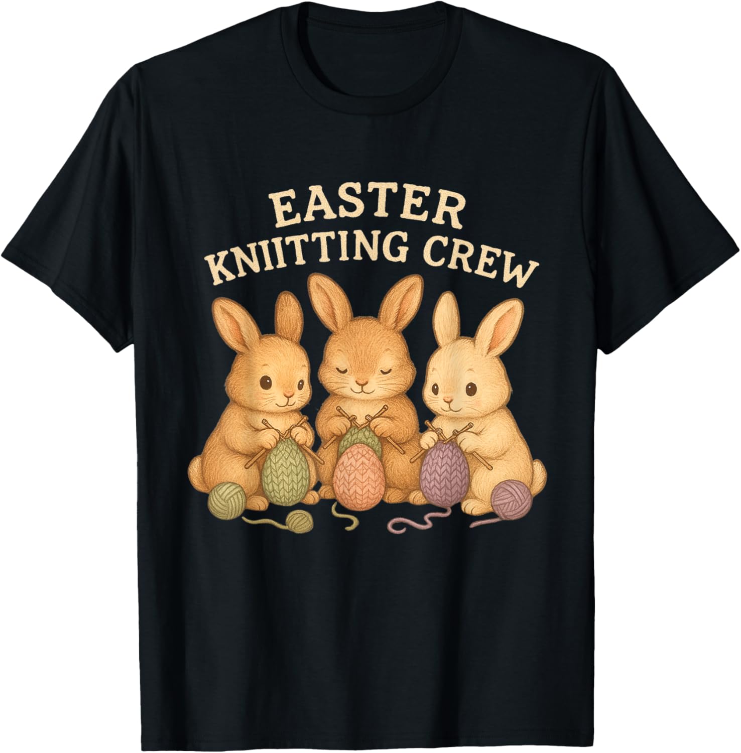 Easter Knitting Crew Bunny Hobby Fantasy Yarn Lovers Yarn Supply | High Search Volume | Perfect for Crafters